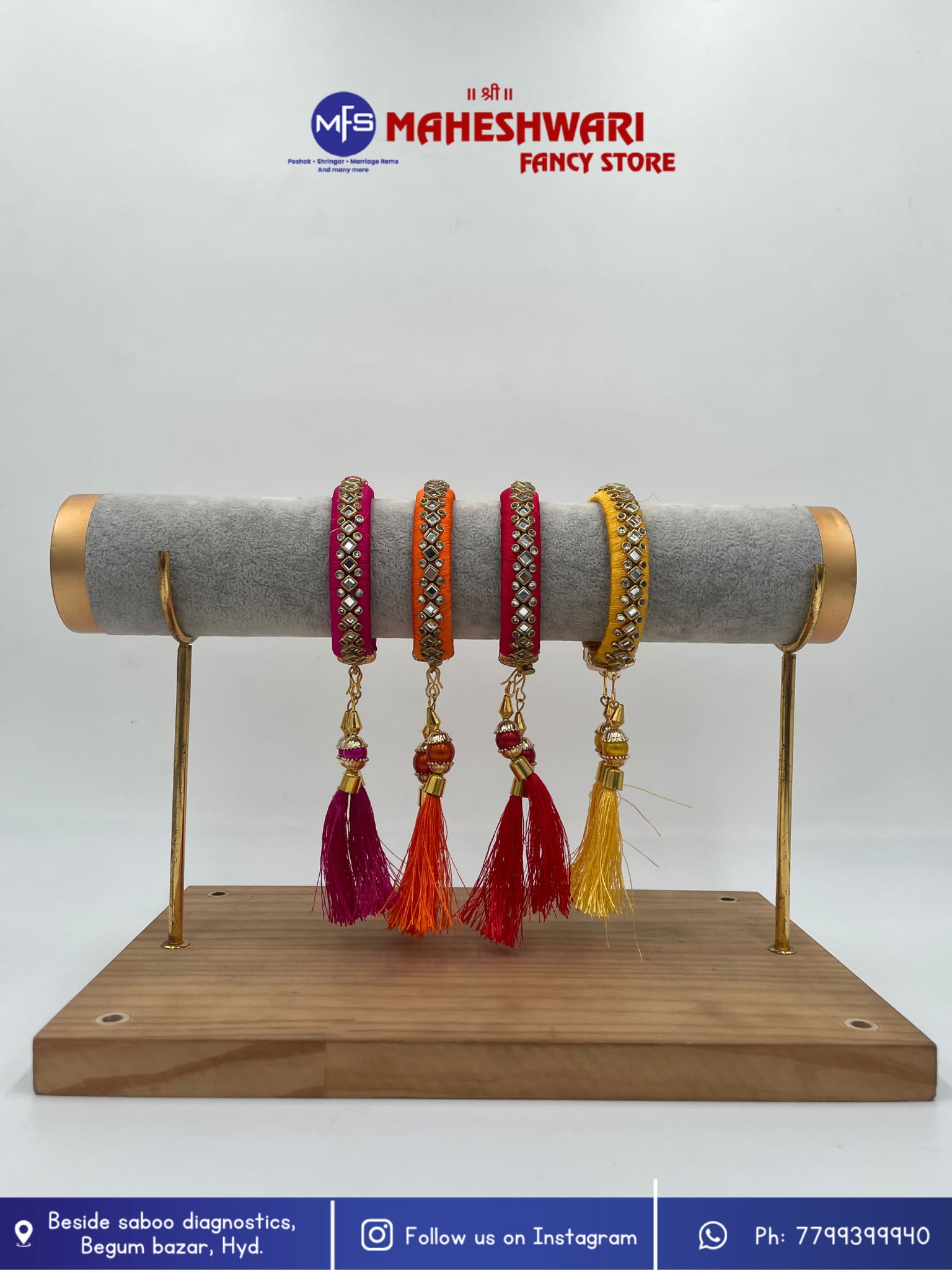 Swagat Bracelet  Kundan work